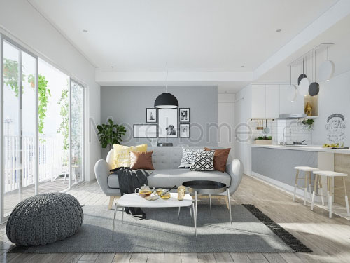  Thiết kế nội thất căn hộ Masteri Quận 2 - Phong cách scandinavian 