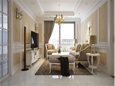 Thiết kế căn hộ chung cư Hoàng Anh Gia Lai - Phong cách tân cổ điển